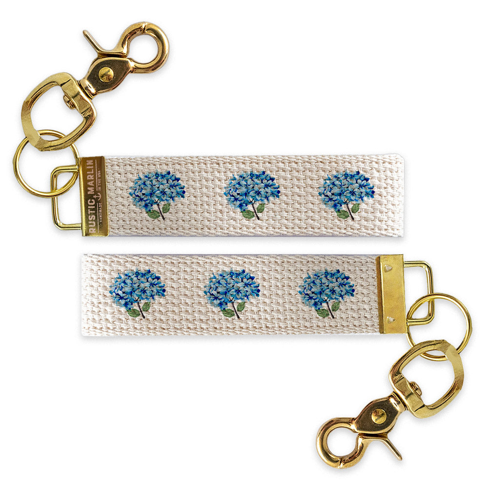 Blooming Hydrangea | Keychain | Rustic Marlin