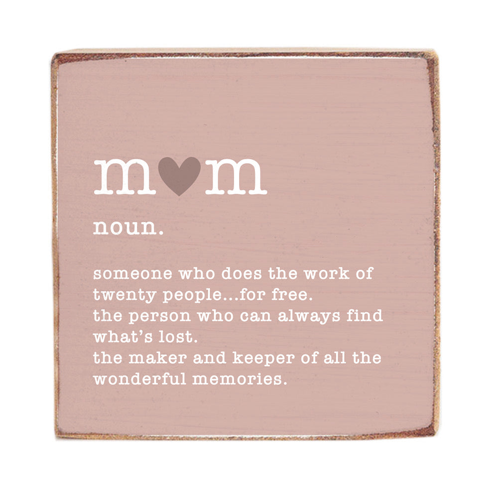 cigarette mom definition Mom Definition Block Sign