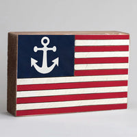 Anchor Flag XL Block Sign