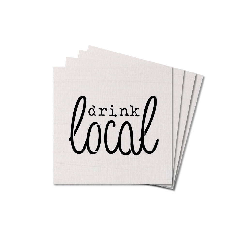 Drink Local Coaster Set