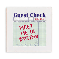 Guest Check Meet me in Boston Magnet