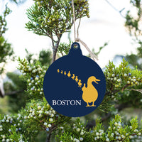 Boston Duckling Ornament