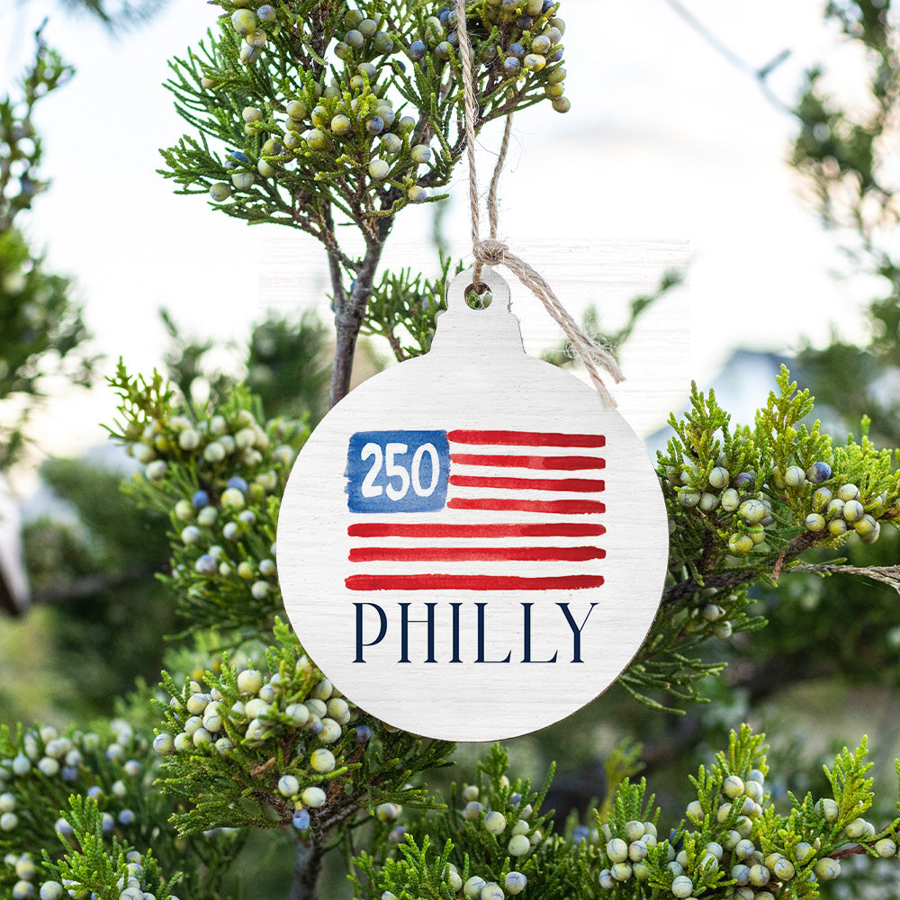 250 Amercian Philly Ornament