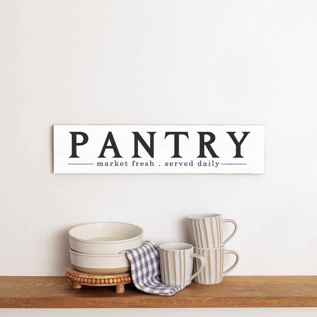 Pantry Barnwood Sign