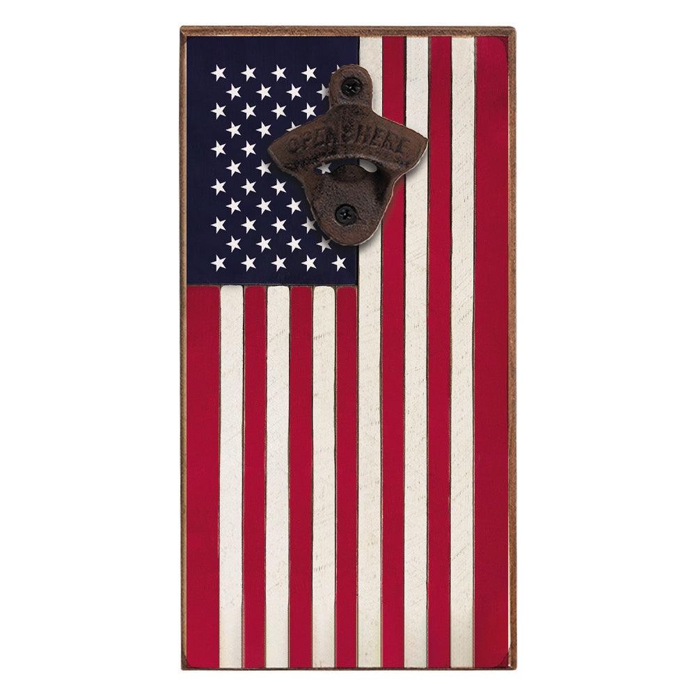 American Flag Bottle Opener