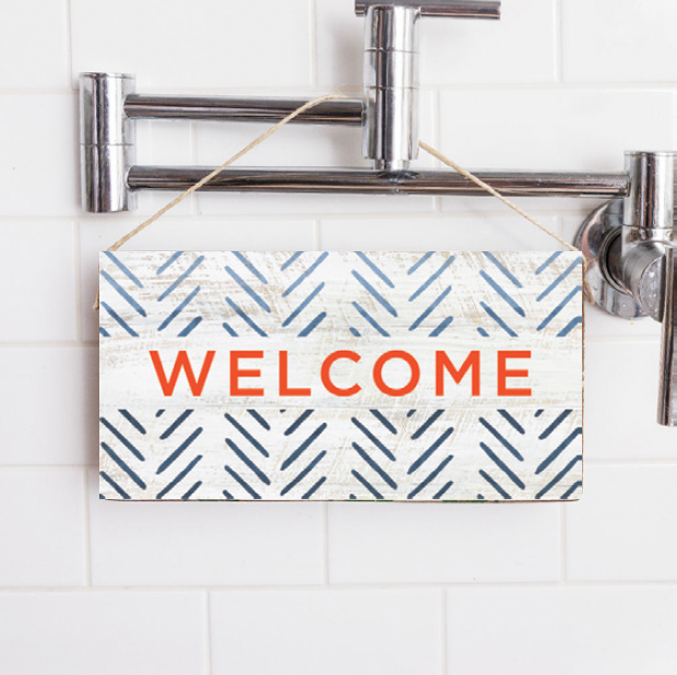 Twine Hanging Sign Rustic Marlin Home Décor and Accents