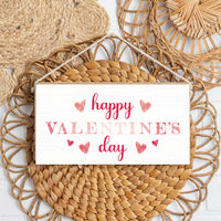 Sweet Hearts Valentine's Twine Hanging Sign
