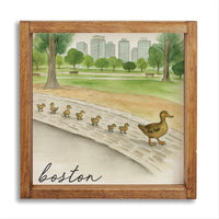 Ducklings Boston Wall Art