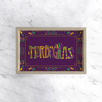 Mardi Gras Serving Tray