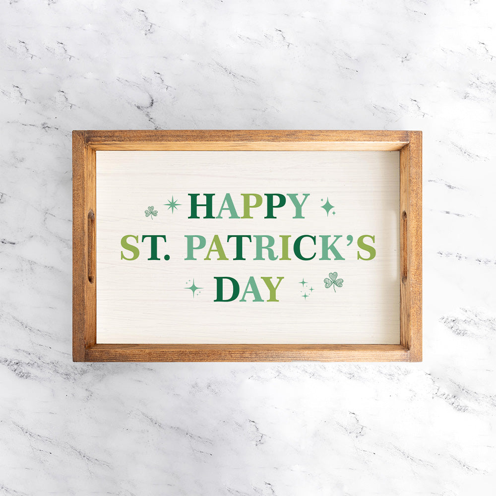 Happy St Patrick's Day Serving Tray
