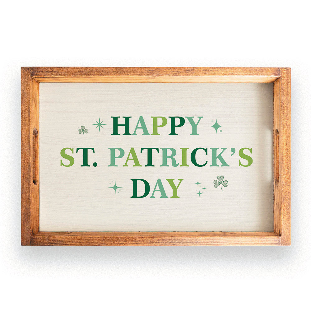 Happy St Patrick's Day Serving Tray