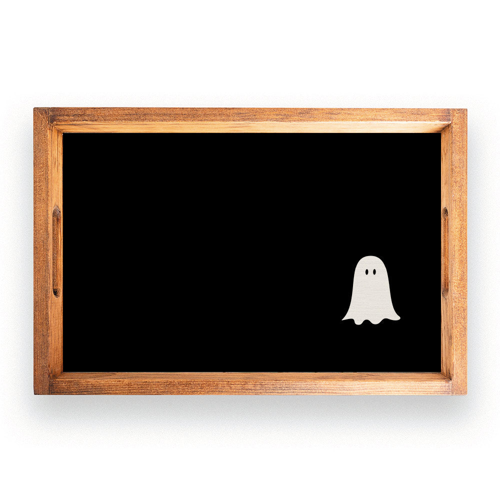 Ghost In The Corner Serving Tray