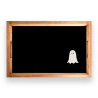 Ghost In The Corner Serving Tray