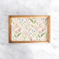 Spring Florals Welcome  Serving Tray