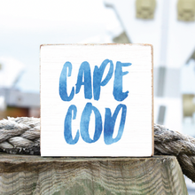 Load image into Gallery viewer, Watercolor Cape Cod Decorative Wooden Block
