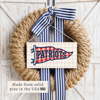 Patriots Banner Twine Sign
