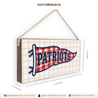 Patriots Banner Twine Sign