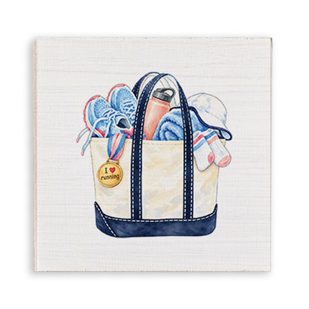 Running Boat Tote Magnet