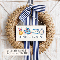 Running Icons Personalized Twine Sign