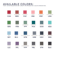 Your Word + Coordinates Personalized Tea Towel