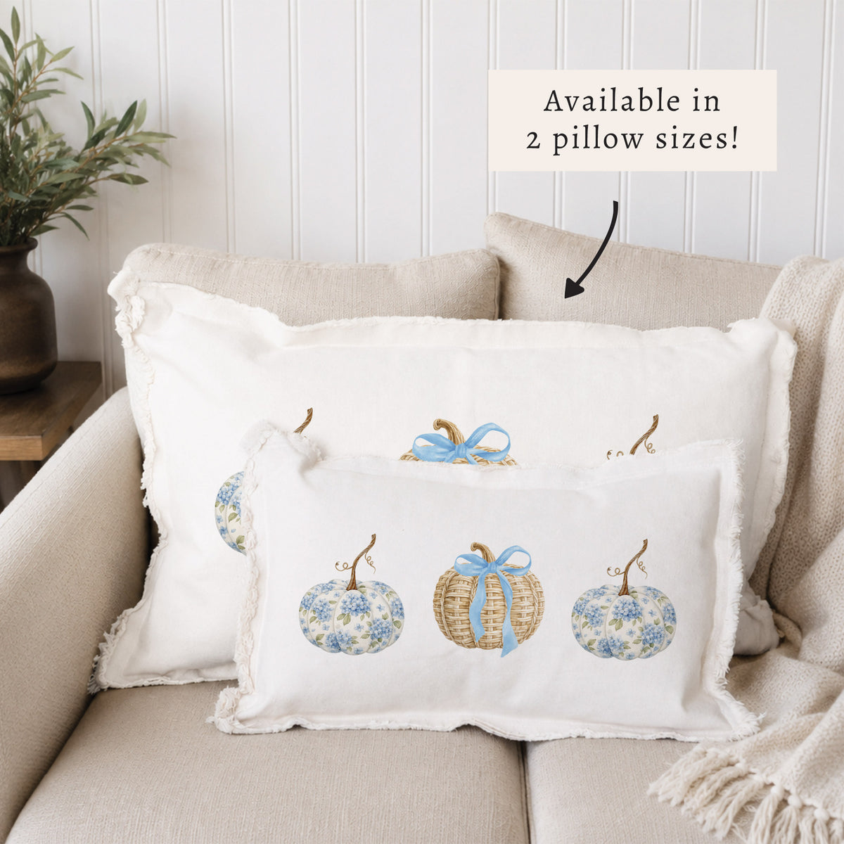 Coastal Pumpkins Pillows