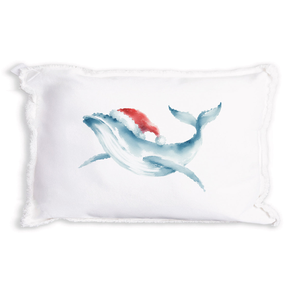 Holiday Whale Pillow