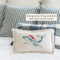 Holiday Whale Pillow