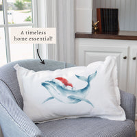 Holiday Whale Pillow