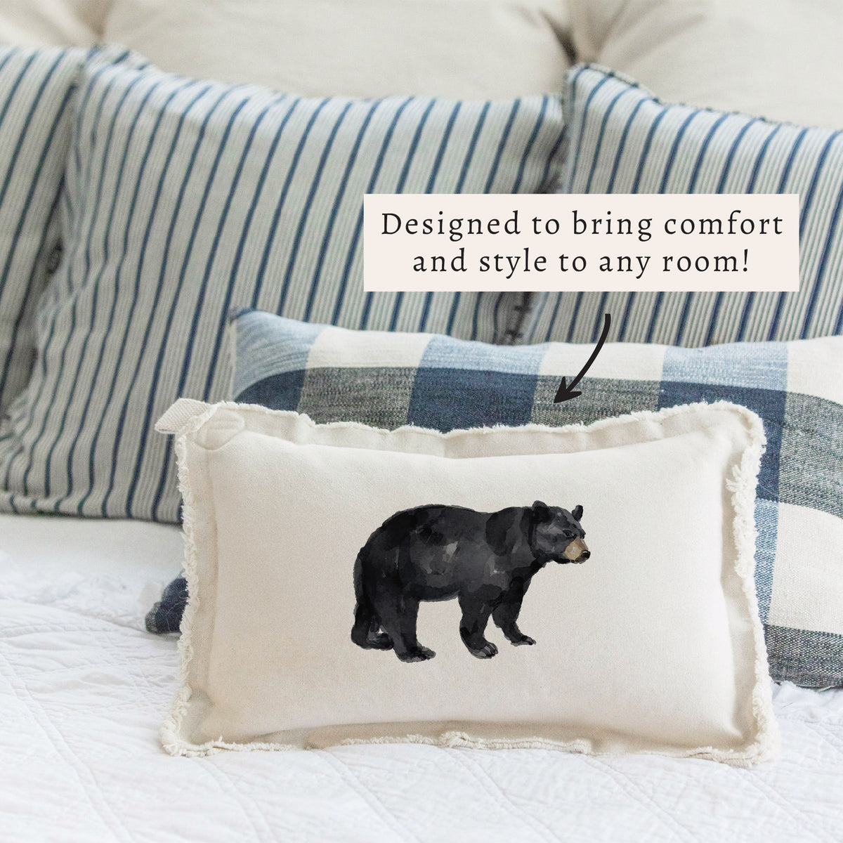 Black Bear Pillow