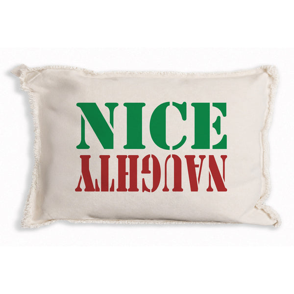 Naughty Nice Pillow