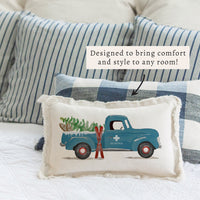 Ski Patrol Truck Pillow