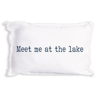Meet Me At The Lake Pillow