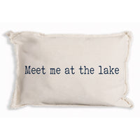 Meet Me At The Lake Pillow