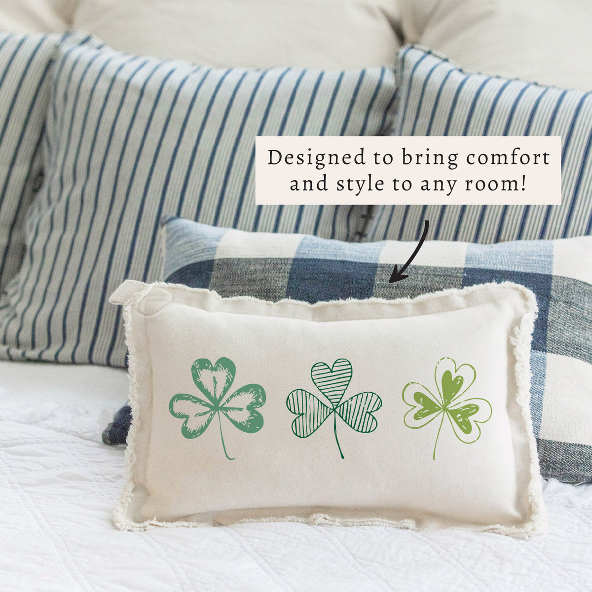 Shamrocks Pillow