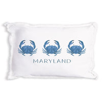 Blue Crab Personalized Pillow
