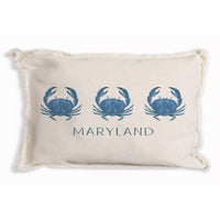 Blue Crab Personalized Pillow