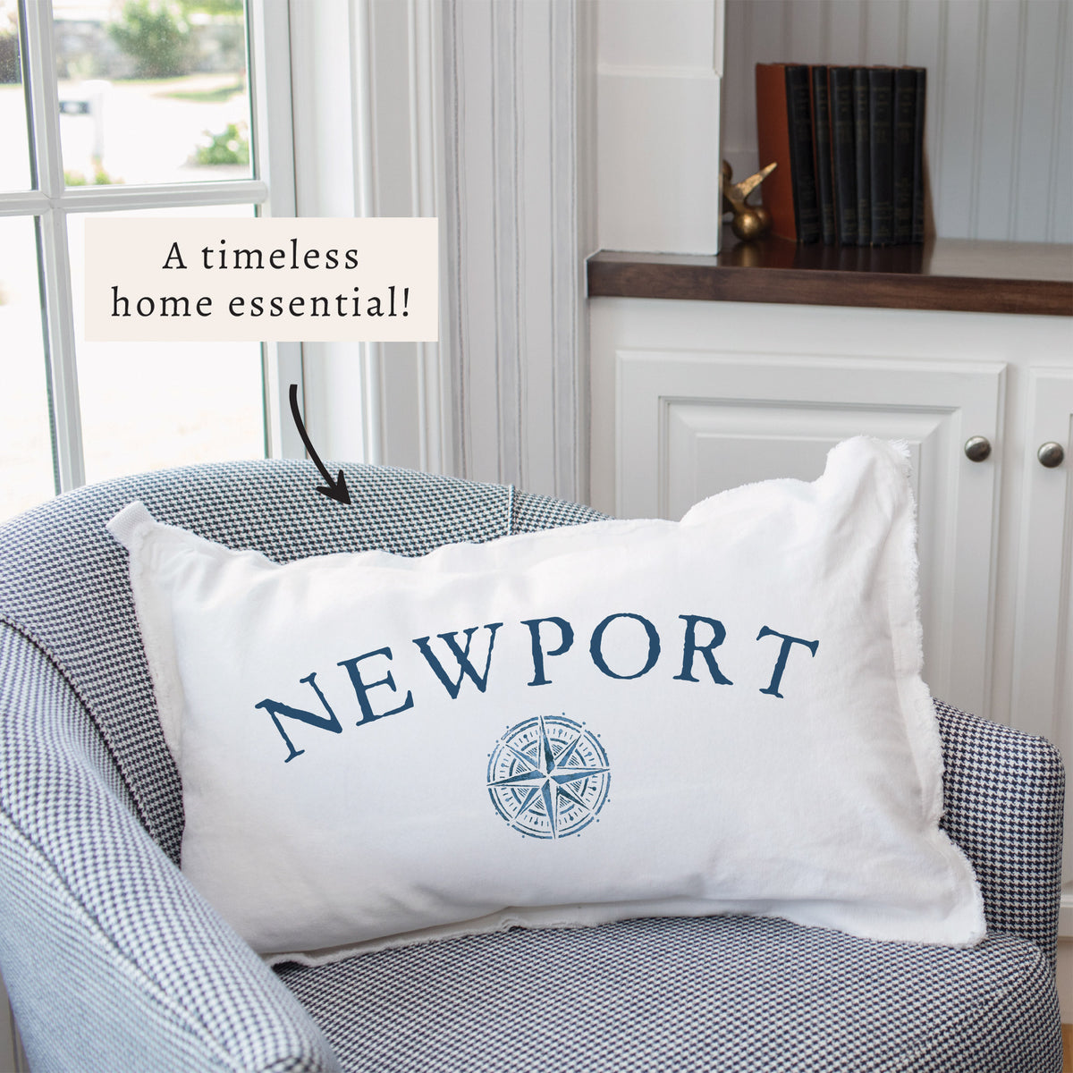 Compass Personalized Pillow