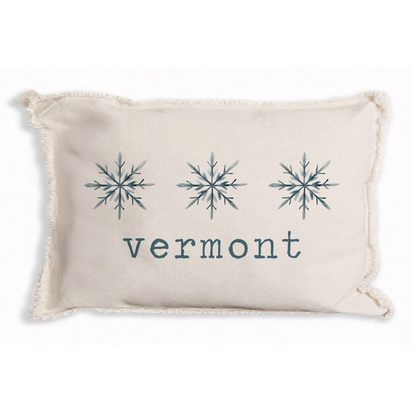 Snowflake Personalized Pillow