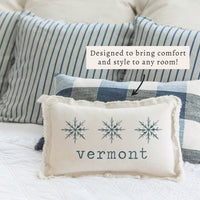 Snowflake Personalized Pillow