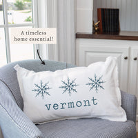 Snowflake Personalized Pillow