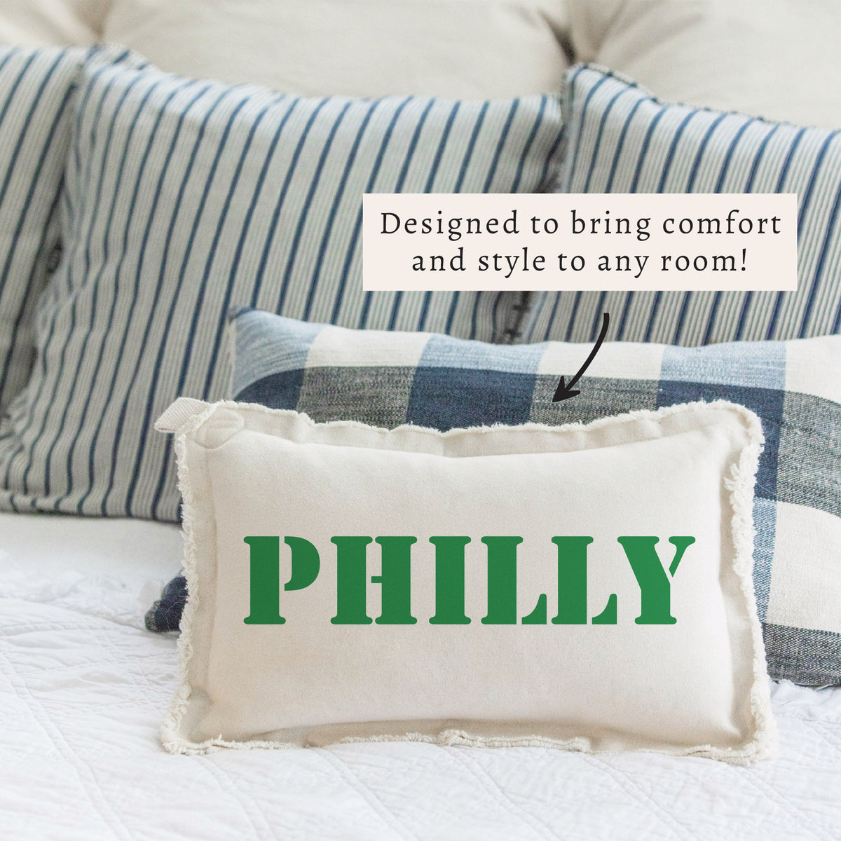 Stencil Personalized Pillow
