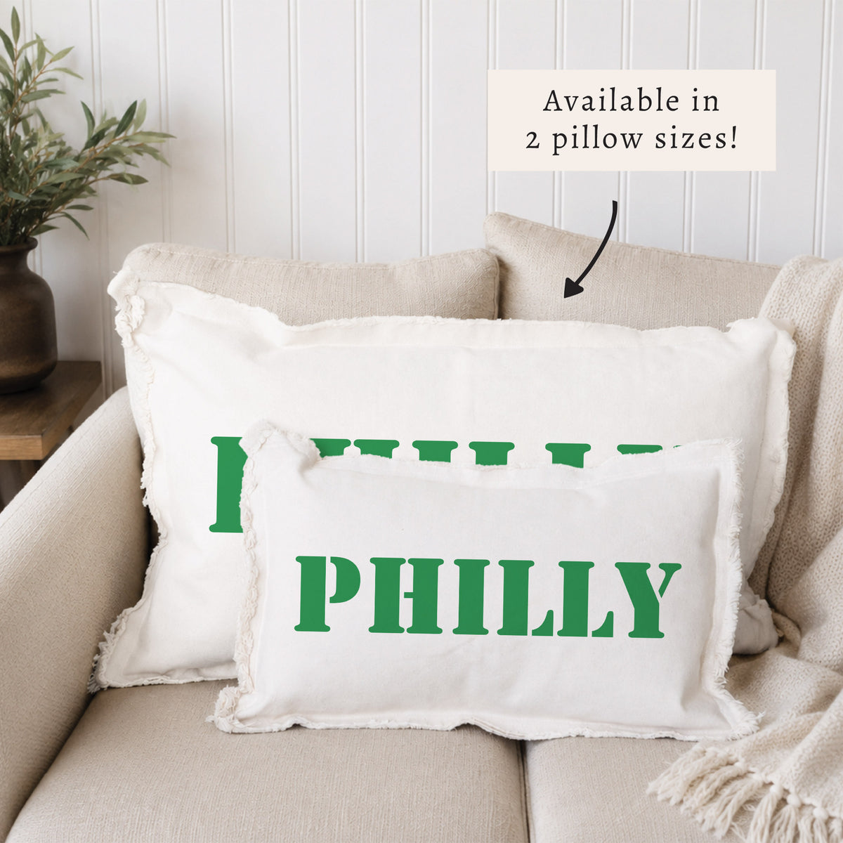 Stencil Personalized Pillow