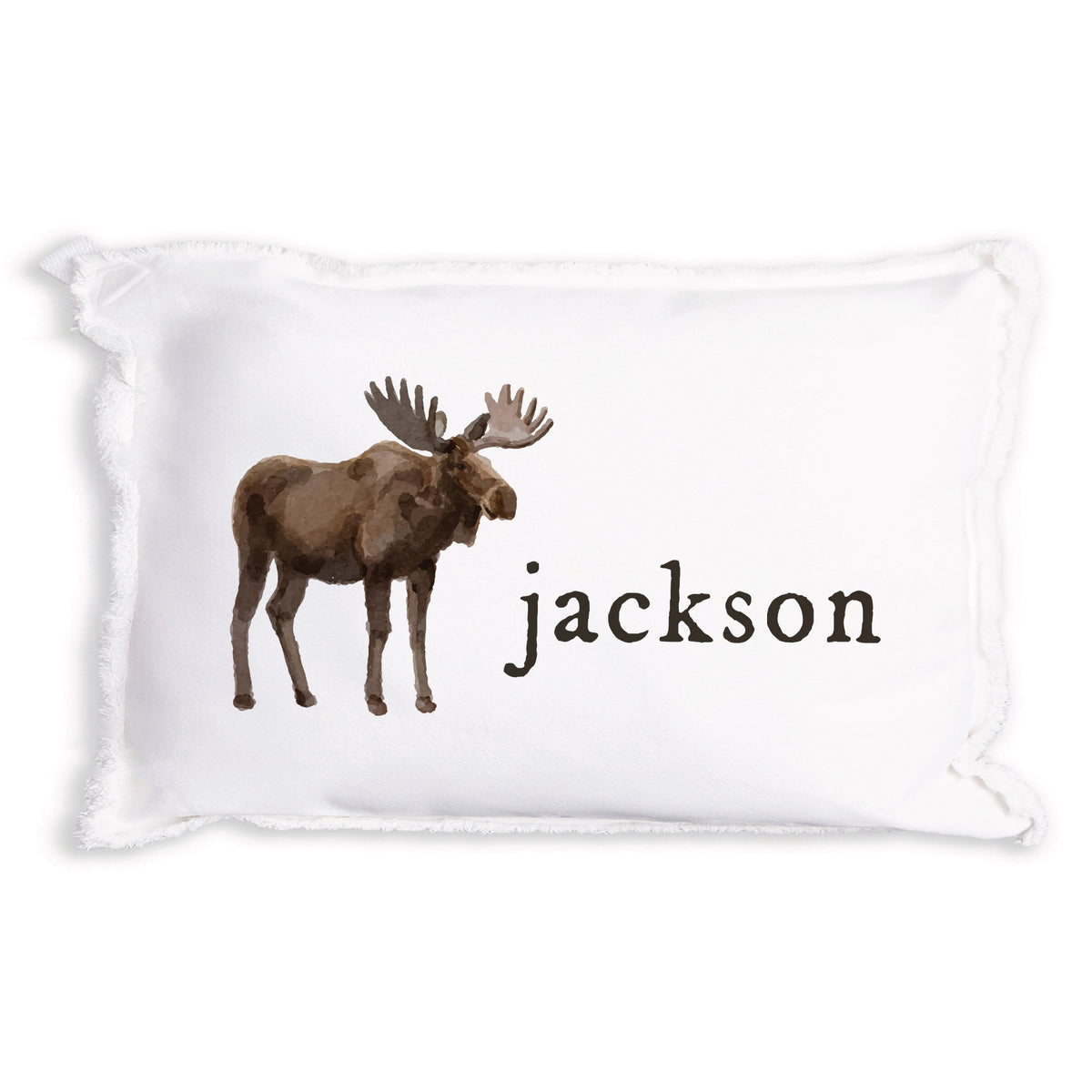 Moose Personalized Pillow