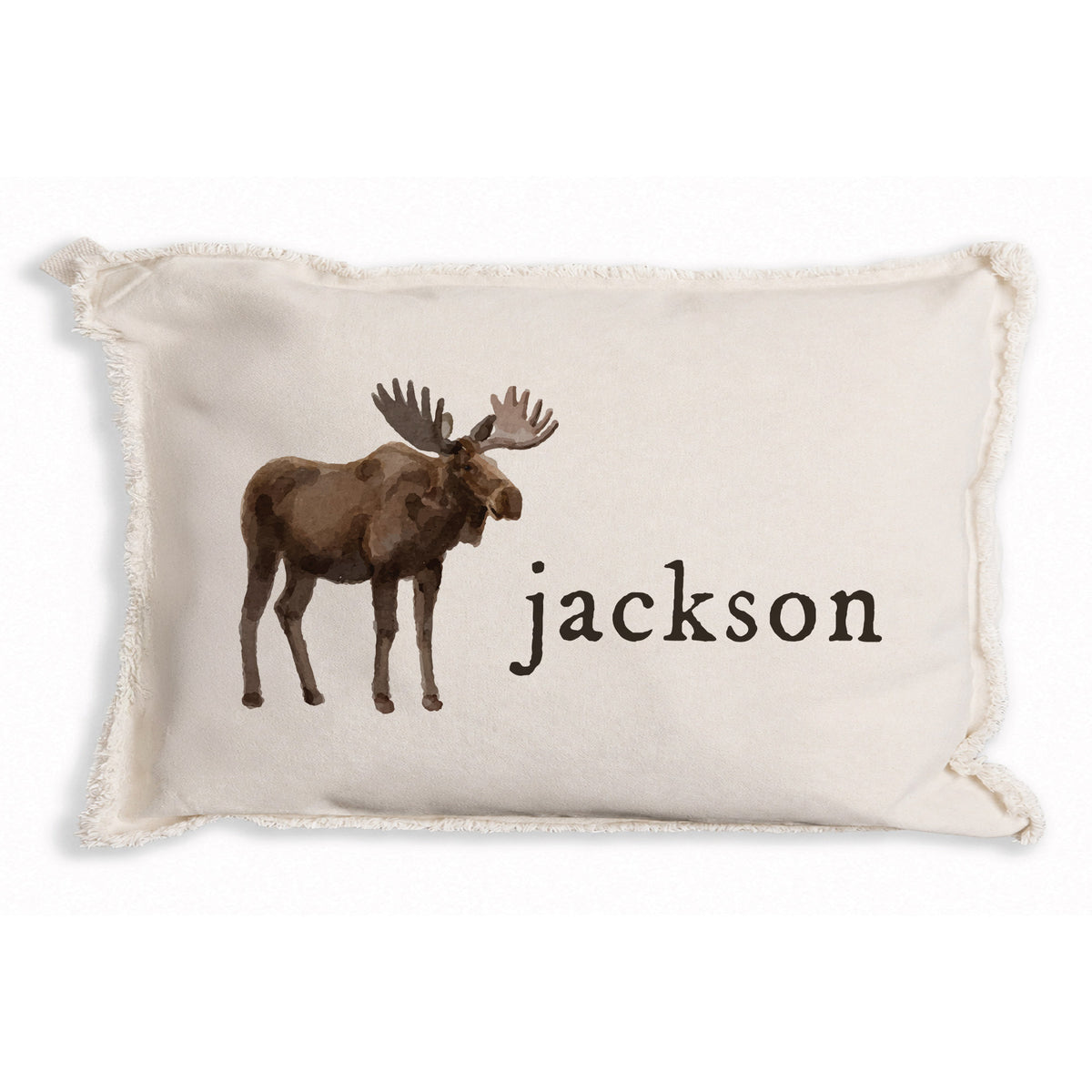 Moose Personalized Pillow