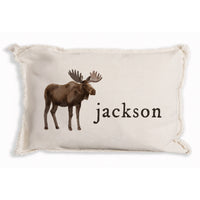 Moose Personalized Pillow