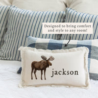 Moose Personalized Pillow