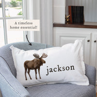 Moose Personalized Pillow