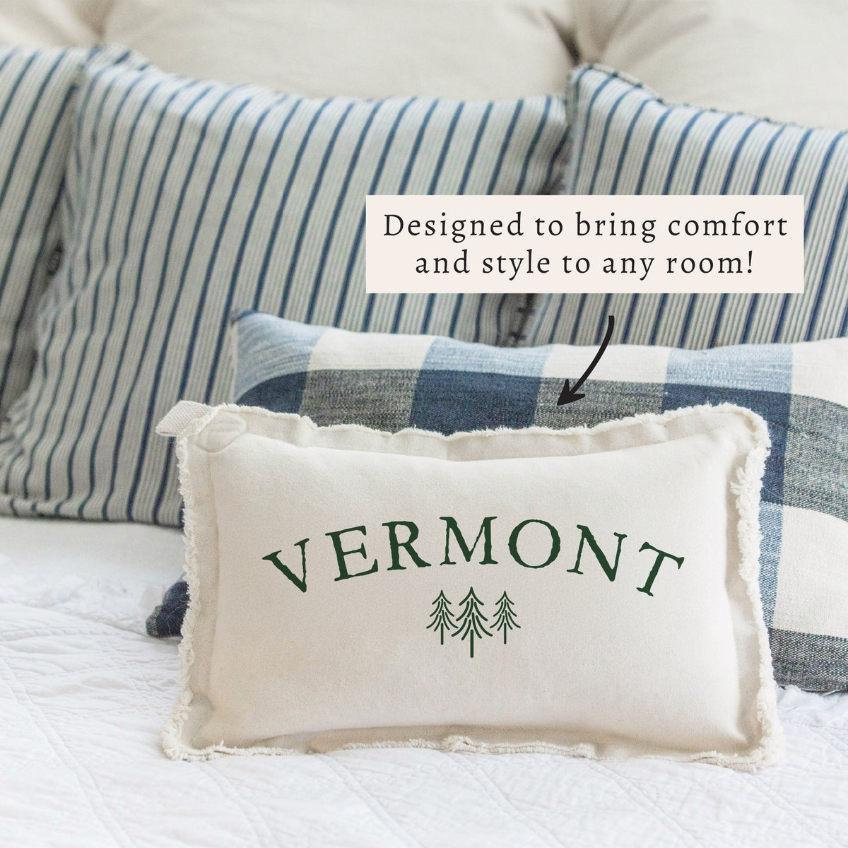 Personalize Pine Pillow