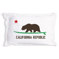 Cali Surf Bear Pillow