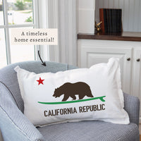 Cali Surf Bear Pillow